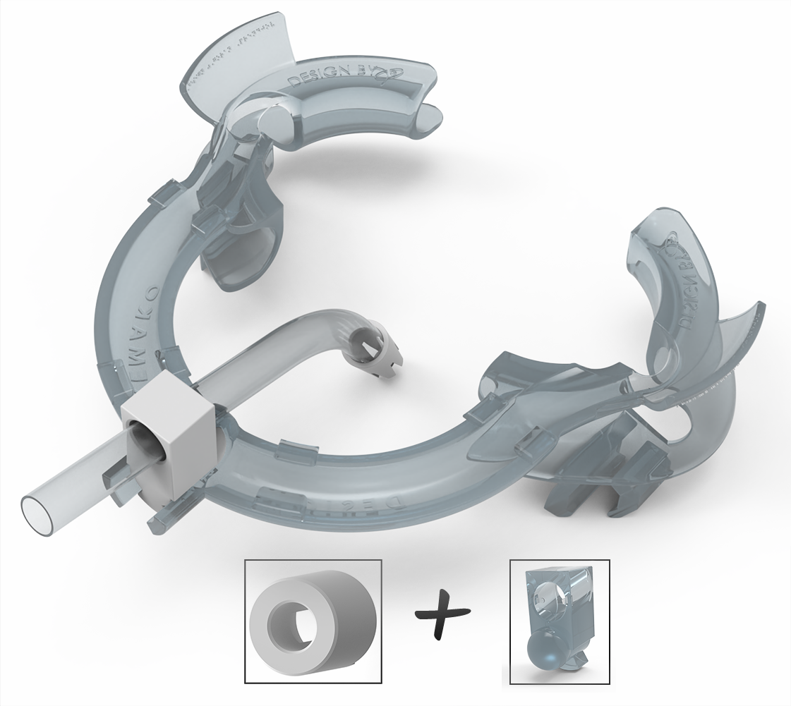 Regular with pipe holder + addon for nozzle